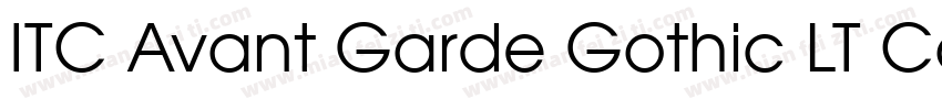 ITC Avant Garde Gothic LT Condense字体转换